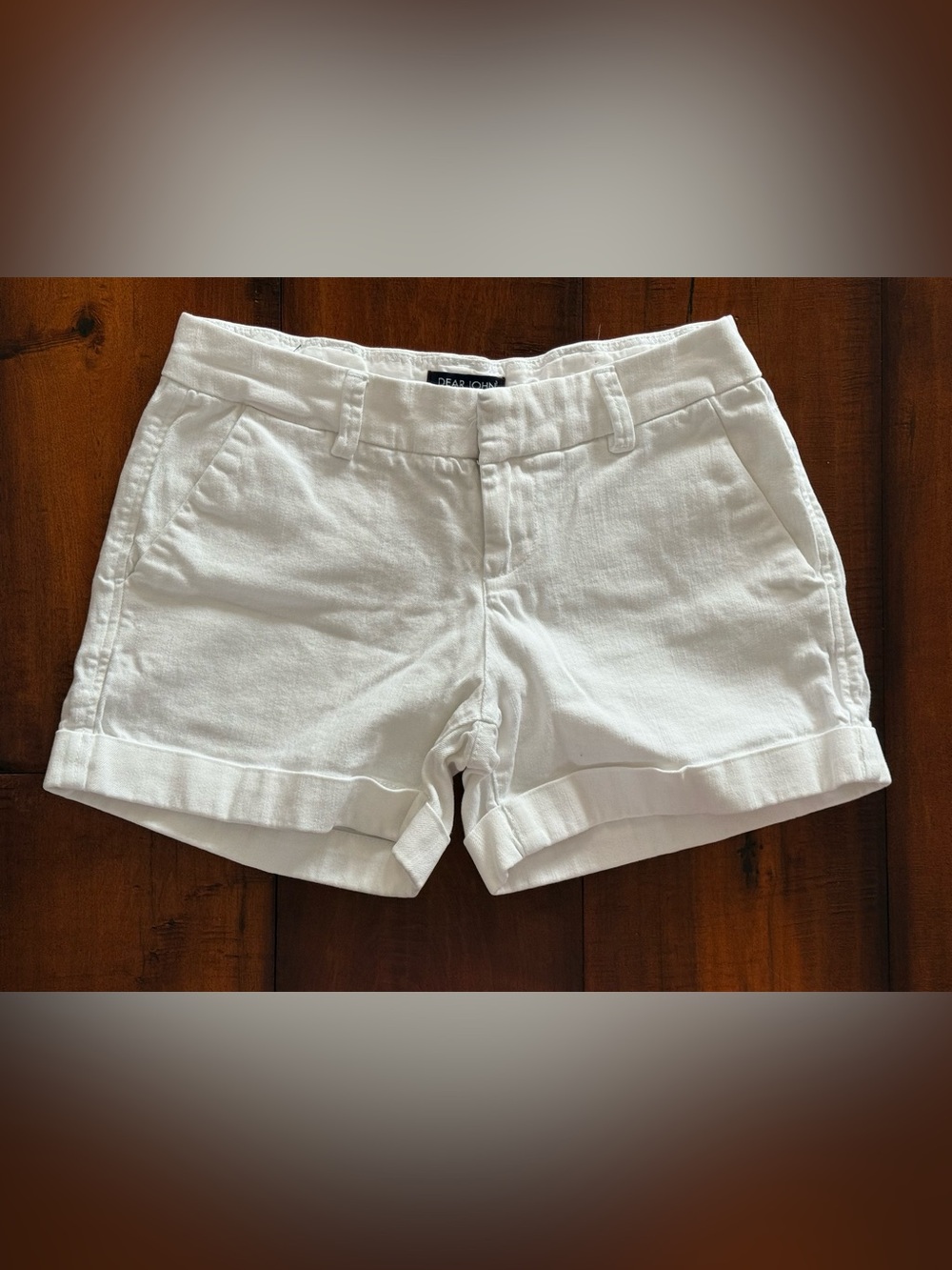 Dear John White Women’s Cuffed Shorts